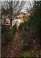 Footpath connecting Vicarage Farm Heath & Whittall Drive West, Kidderminster, Worcs