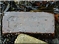 NS2975 : Old brick at Garvel Point by Thomas Nugent