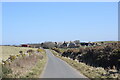 Distant view of Smithyhillock Farm