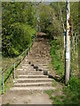 Steps up Baden Hill