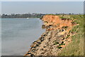 Low cliffs on the Stour estuary at Harkstead