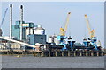 TQ4279 : Tate and Lyle refinery and jetty by David Martin
