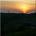 Sunset seen from Beggarington Hill