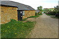 Bridleway goes past Cank Farm buildings