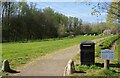 SO8863 : Footpath in Westwood Road Open Space, Westlands, Droitwich Spa, Worcs by P L Chadwick