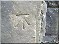 Benchmark on Itchington Road railway bridge