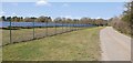 Road alongside Foxburrow Solar Farm