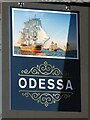 SO8929 : Odessa Inn sign by Philip Halling