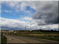 Dark clouds over Auldhouse Road