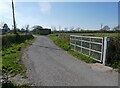 Track to Elmington Manor Farm