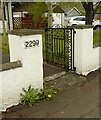 Ornamental gate, Great Western Road