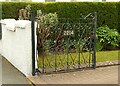 NS5270 : Wrought iron gate by Richard Sutcliffe