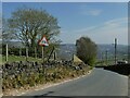 Cycle warning on Steep Lane