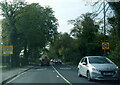 A63 at Monk Fryston village boundary