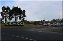 TF6520 : Roundabout on Queen Elizabeth Way, King's Lynn by David Howard