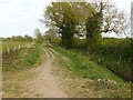 SK6846 : Bridleway towards Rolleston by Alan Murray-Rust