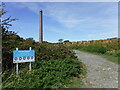 The entrance to the Upton Towans Nature Reserve