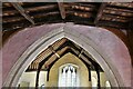 TM1361 : Mickfield, St. Andrew's Church: Roofs from the west end balcony by Michael Garlick