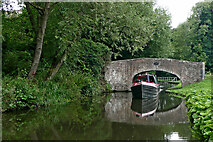 SO8480 : Canal at Austcliffe Bridge near Caunsall, Worcestershire by Roger  D Kidd