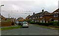 Bunting for a royal wedding, Inman Grove, Knaresborough