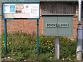 Notice board and book box