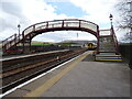 NY7606 : Footbridge, Kirkby Stephen Railway Station by JThomas