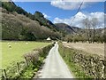 Looking up Cwm Pennant from Pont-Pren-Fain