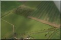 TF4679 : Ridge and furrow in a field by Beesby Walk: aerial 2021 by Chris