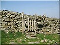 SD2784 : Footpath gate in dry stone wall by Adrian Taylor
