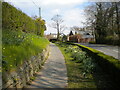 Footpath alongside Main Road, Goostrey