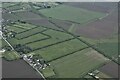 Remains of ridge and furrow in fields north of Huttoft: aerial 2021 (3)