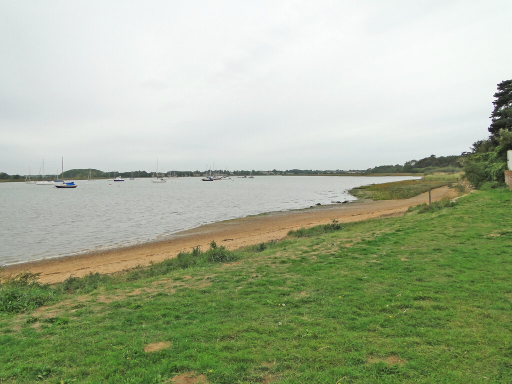 River Deben from Ramsholt Quay © Adrian S Pye :: Geograph Britain and ...