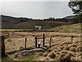 SH6822 : A fence and stile near Blaen-cwm-mynach by David Medcalf