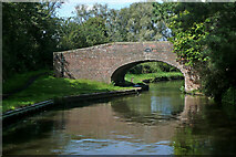 SO8687 : Flatheridge Bridge near Ashwood in Staffordshire by Roger  D Kidd
