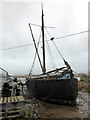 SX9687 : Historic Thames sailing barge, Topsham by Chris Allen