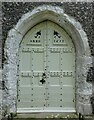 The west door of All Saints Church, Westbere