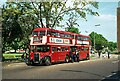 London Transport RT buses at Ealing Broadway terminus ? 1974