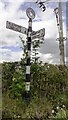 Cumberland County Council finger signpost at Dike Nook