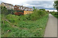 Houses by the cycleway