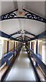 A long corridor in Seacroft Hospital