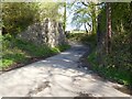 Former railway bridge abutments