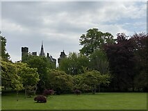 ST1776 : Cardiff Castle from Bute Park by Alan Hughes