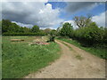 Track on the edge of Swinstead