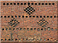 Brickwork on old barn in Swindon, Staffordshire