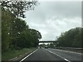 Footbridge crossing the A14 - Eastbound