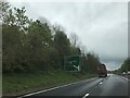 Signage on the A14 - Eastbound