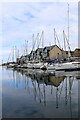 The inner basin of Lossiemouth harbour