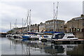 The outer basin of the Lossiemouth harbour