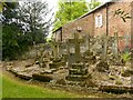 A cluster of crosses