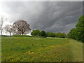 A stormy day near Lesnes Abbey